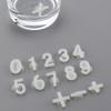 14Pcs Food Grade Silicone Wine Glass Markers Suction Cup Number Charm Non-Slip Bottle Tags for Parties Cocktail Hours Wine