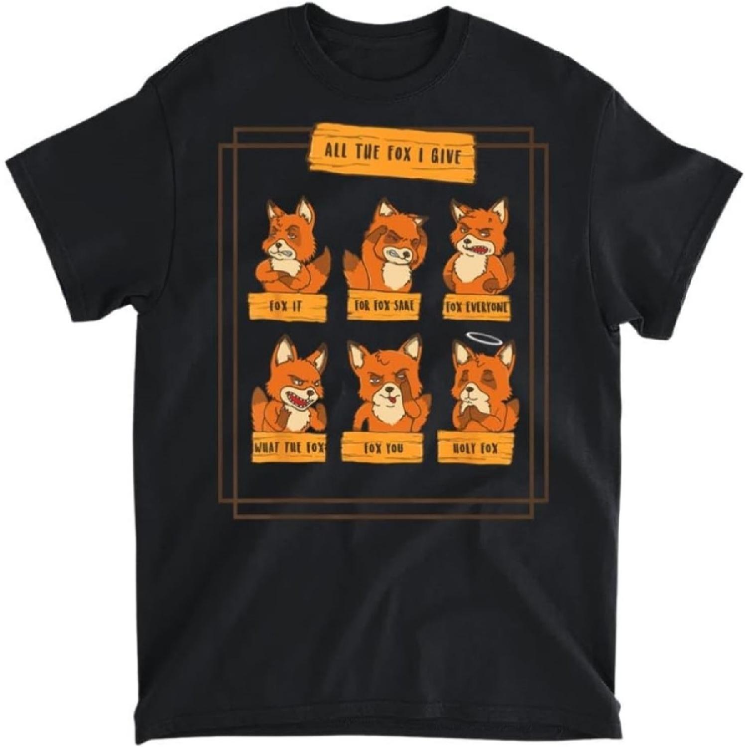 

All The Fox I Give Funny No Fox Given Quotes Gift T-Shirt, Tank Top, Long Sleeve Shirt, Sweatshirt, Hoodie Men Women Kids Made in Canada XXXXXL різнокольоровий