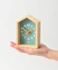 BRUNO Mini Wooden House Clock Pink BCA027-SMPK