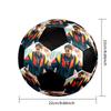 Ballon de Football en Salle Lamine Yamal Coloré Cousu à la Machine PVC Taille 5 Prêt pour l'Entraînement d'Équipe et la Compétition Durable Haut Rebond Cadeau Sportif Cool
