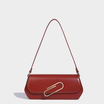 Borsa Sottobraccio a Fermaglio per Dama con Design di Nicchia Retrò Borsa Baguette Premium Borsa a Spalla per Pendolari