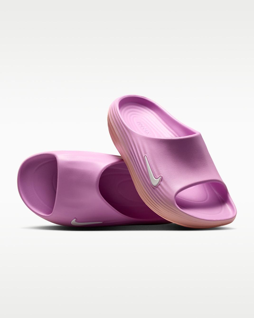 HV4484-802 Nike Women s ReactX Rejuven8 Slides Arctic OrangeLight Magenta (Women 9W