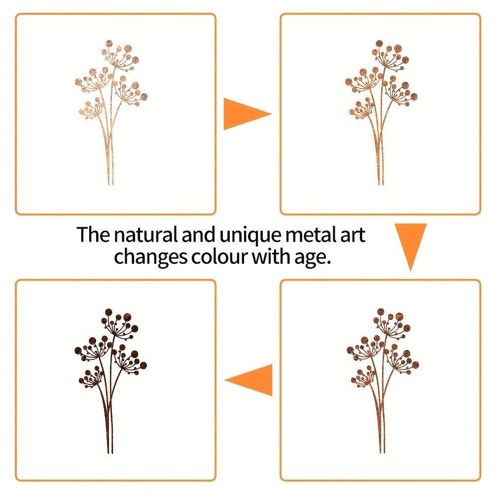 Antique Design Ground Stake Metal Floor Plugs Micro Landscapes Decoration Garden Pile Garden