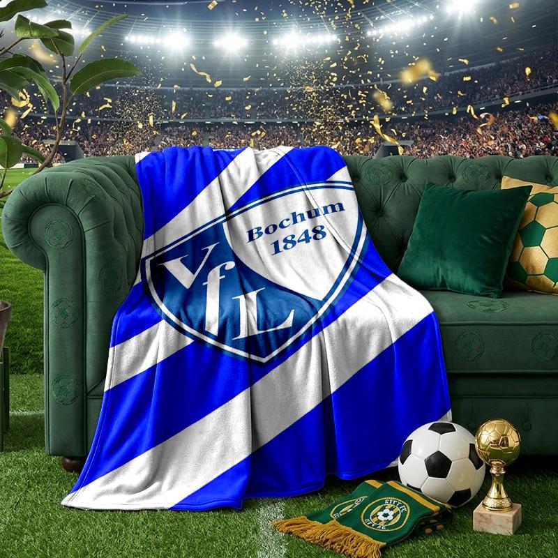 Football Bochum Blanket Lightweight Ideal Bedding Blanket Perfect for Travel, Camping, Living Rooms, Offices, Sofas, Fan Christmas gift
