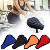 Bike Seat Cover Bicycle Silicone 3D Gel Saddle Pad Padded Soft Cushion Comfort EVA Anti Friction Seat Saddle Covers Cycling Part