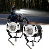 Motocyklové LED světlomety, 60W 6000K3000K Super jasné reflektory Vodotěsné mlhové světlomety pro