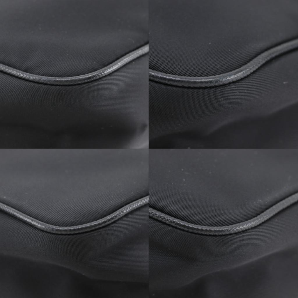 PRADA Re-edition 2005 Re-nylon Shoulder Bag 1BH204 NERO black Nylon/Safiano Women Used