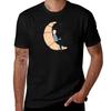 Ze Croissant Moon Tshirt Running Performance Short Sleeve Tee