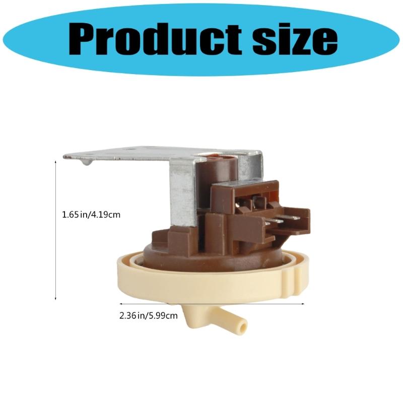 6601ER1006S Washing Machine Water Level Sensor High Precisions Pressure Control Plastic Texture for Enhanced Efficiency