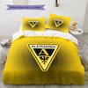 Alemannia Aachen Pattern Bedding Quilt Set  Home Decoration  Gift (1 * duvet cover + 2 * pillowcase  without core).xwn