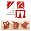 Ruler Angle Square ,Miter Triangle Dovetail Joint Template,Assistant Carpenter