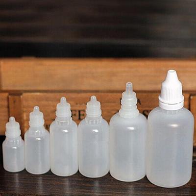 Flacons compte-gouttes vides en plastique compressibles de 5 à 100ml, 5 pièces, récipients pour liquide oculaire
