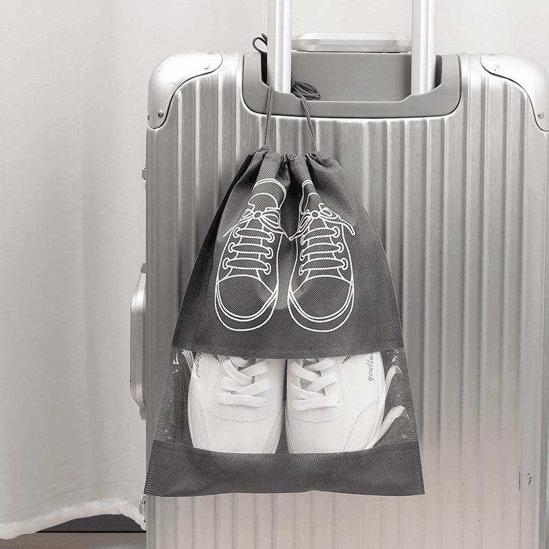 Shoe Storage Bag: Anti-Yellowing, Transparent, Moisture-Proof, Travel-Ready Dust Cover