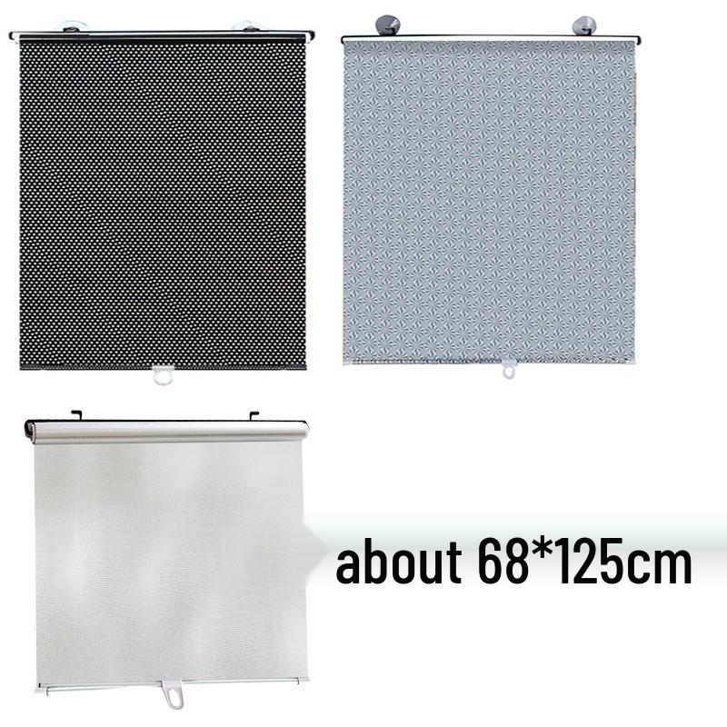 Automatic Retractable Windshield Sunshade - Heat Insulation & Light Blocking