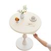 Round Fitted Tablecloth Elastic Table Cover Waterproof Wipeable Table Cloth for Indoor Outdoor Picnic Kitchen Dining 24"-47