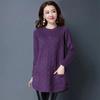 Women Autumn Long Pullover Sweater Long-Sleeved Bottoming Shirt Knitwear Sweaters Lady Tops