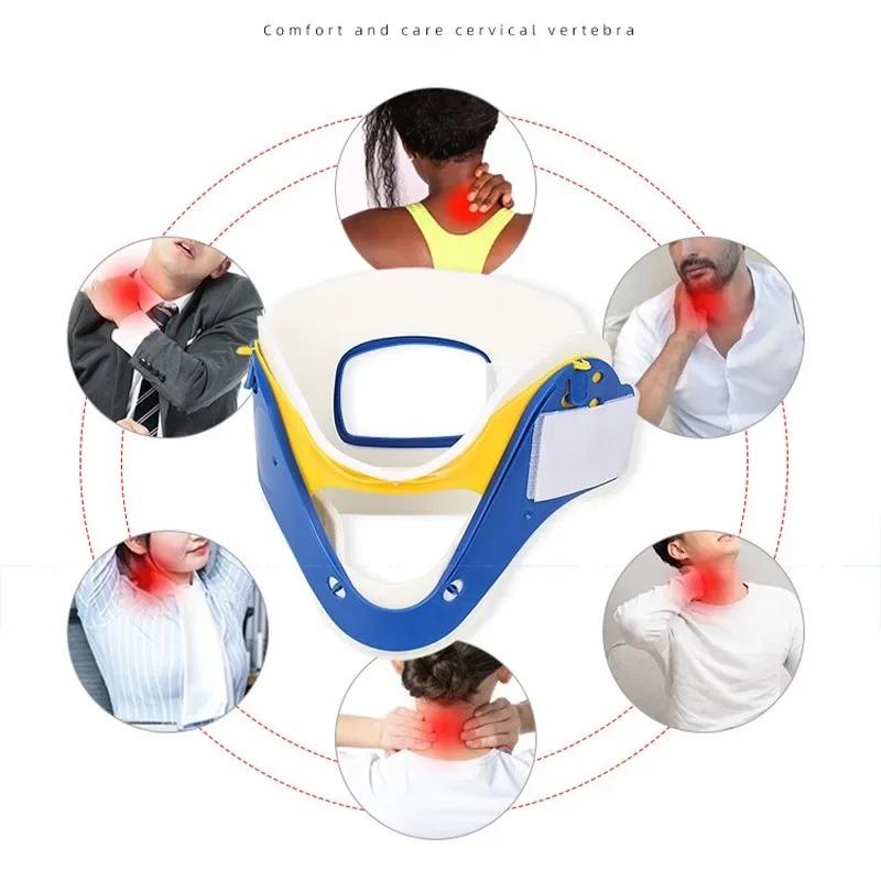 Professional Neck Support Cervical Brace 360 Degree Support System Neck Strecher Therapy Tractor Orthosis Brace