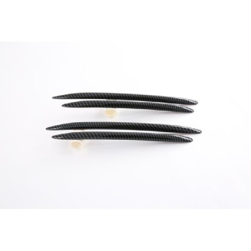 Fiber Front Fog Light Grilles Cover Trim For 22-25 Benz C Class AMG Sedan W206