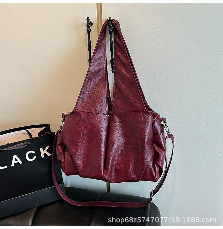 Women's bag, tote bag, high-end commuter women's large-capacity versatile shoulder messenger bag, portable fashion underarm bag