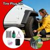 Tire Repair Rubber Nail Kit Quick Puncture Tools Tire Repair Kit  Universal Car Motorcycle Tyre Repair Tool Bag