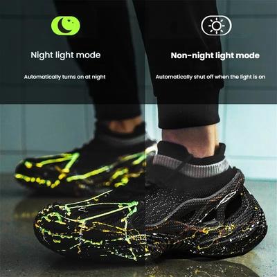 Schuhe Herren Sneaker Männlich Freizeit Herren Tenis Luxus Trainer Rennen Atmungsaktiv Mode Loafer Laufen Nachtlicht Gewebt Sportsocken