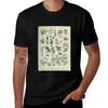 Poisonous Plants Plantes Vnneuses Botanical Illustration Tshirt Gym Exercise Short Sleeve Tshirt