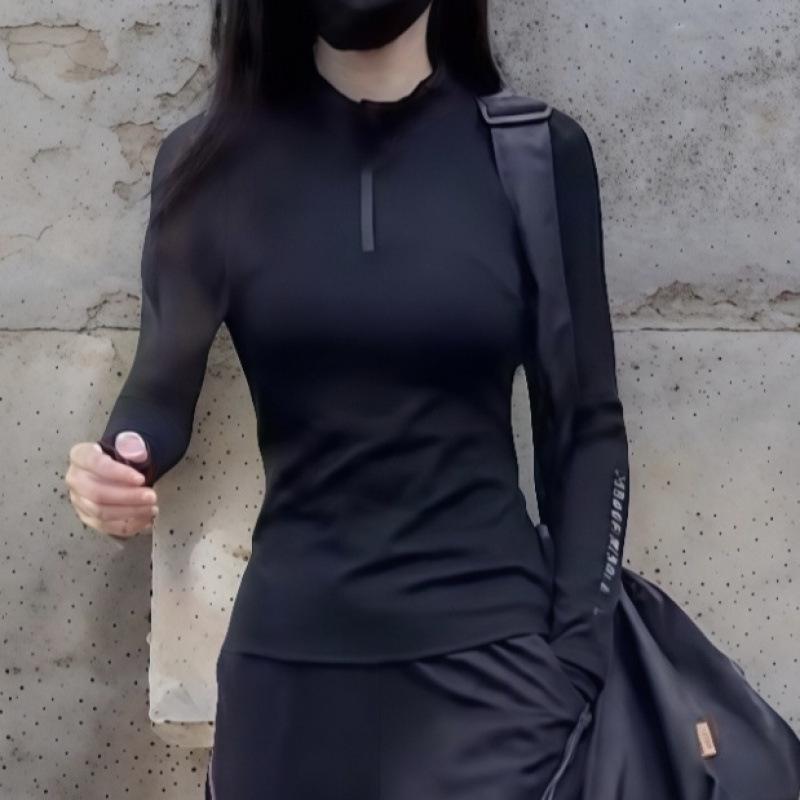 Spring-Summer Women s Sun Protection Fitness Set - Two-Piece Running Outfit M