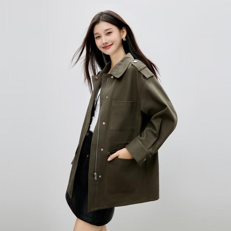 

Women s Classic Drawstring Waist Jacket M
