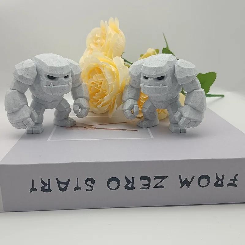 Strong and Powerful Stone Statues, 3D Printed Plastic Ornaments, Indoor and Outdoor Decorations for Halloween and Christmas