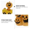 3 Pcs Halloween Pumpkin Decoration Household Ornament Miniature Decorations Simulated