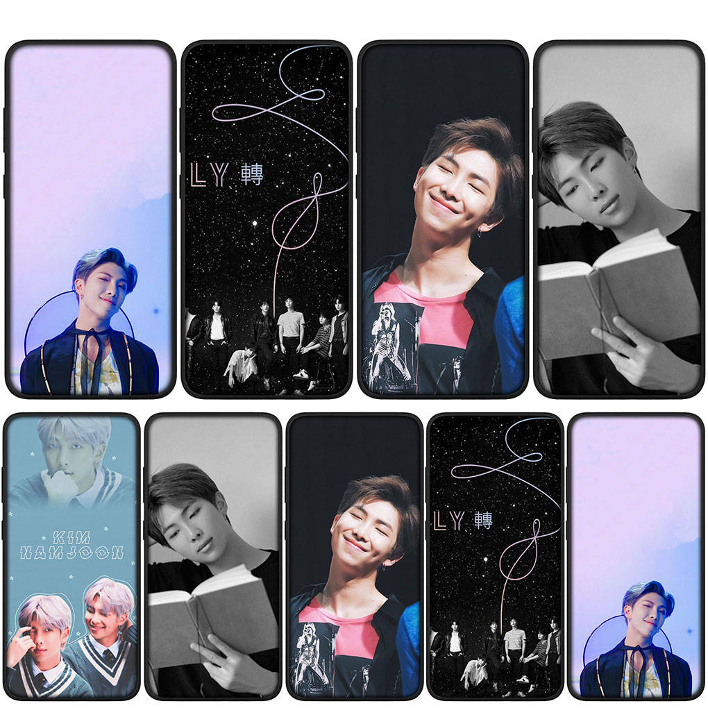 

для Samsung Galaxy S24 S23 iPhone 16 15 14 Xiaomi Redmi Note 13 12 11 10 8 Plus 9 Pro Max X XR 14C A16Чехол для телефона Nam joon Kim RM OPPO Huawei Cover