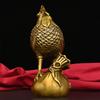 Brass Exquisite Lucky Rooster Golden Rooster Fortune Rooster Twelve Zodiac Home Decoration Craft Ornament
