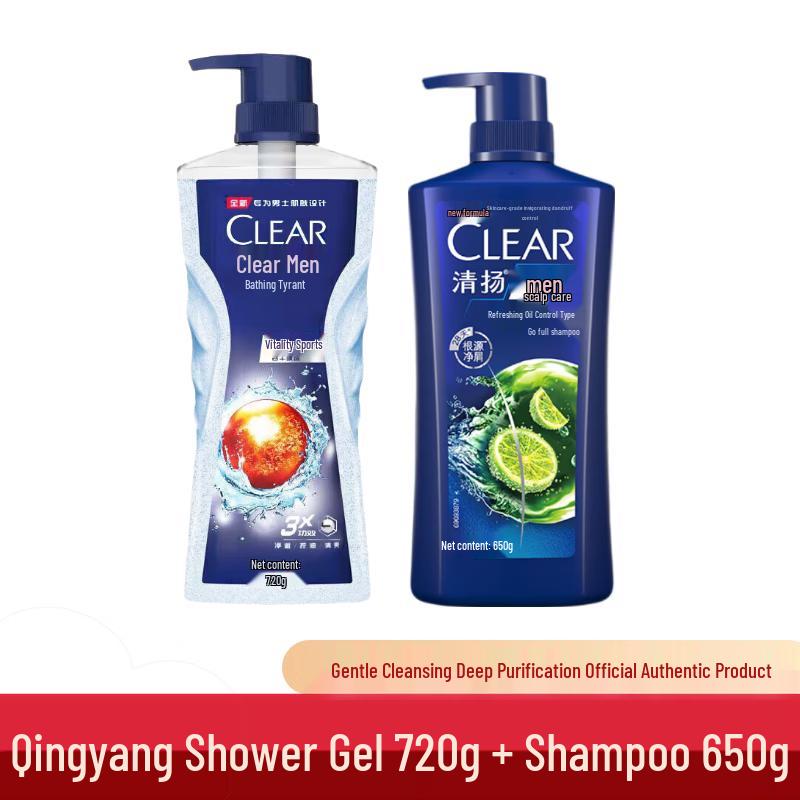 

CLEAR Men s Anti-Dandruff Shampoo & Shower Gel Combo