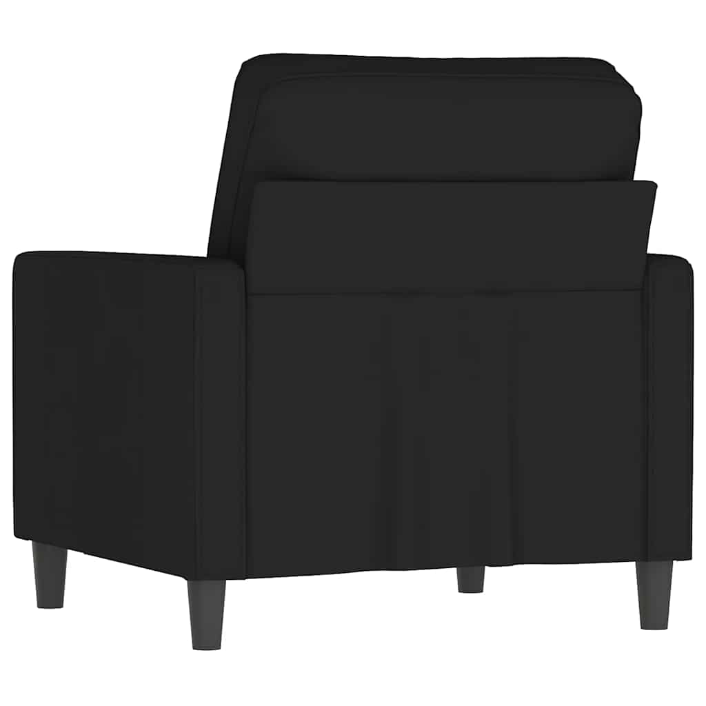 Armchair Black 60 cm Velvet
