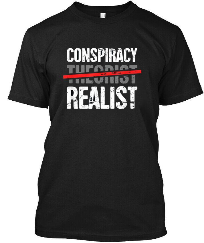 NEW LIMITED Realist, Distressed Conspiracy Theory T-Shirt Size S-3XL XL