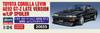 Hasegawa scale Toyota Corolla Levin AE92 Late Model with Lip Spoiler Plastic Model Kit 20655 1/24 GT-Z