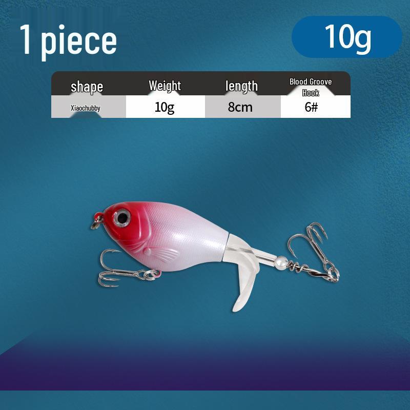 Floating Surface Tractor Lure for Freshwater Fish: Mandarin, Bass, Black Carp - Remote Casting Artificial Bait