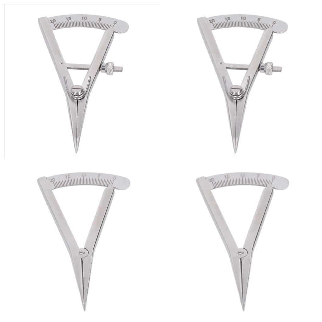 Stainless Steel Adjustable Wing Divider Leather Marking Gauge Handmade Leather Craft Tool for Sewing Scribing Edge Creaser