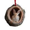 Adornos Navideños Acrílico Dibujos Animados Bosque Acrílico Adornos Navideños Decoración de Temporada para Árbol Techo Patrón Lindo Recuerdo