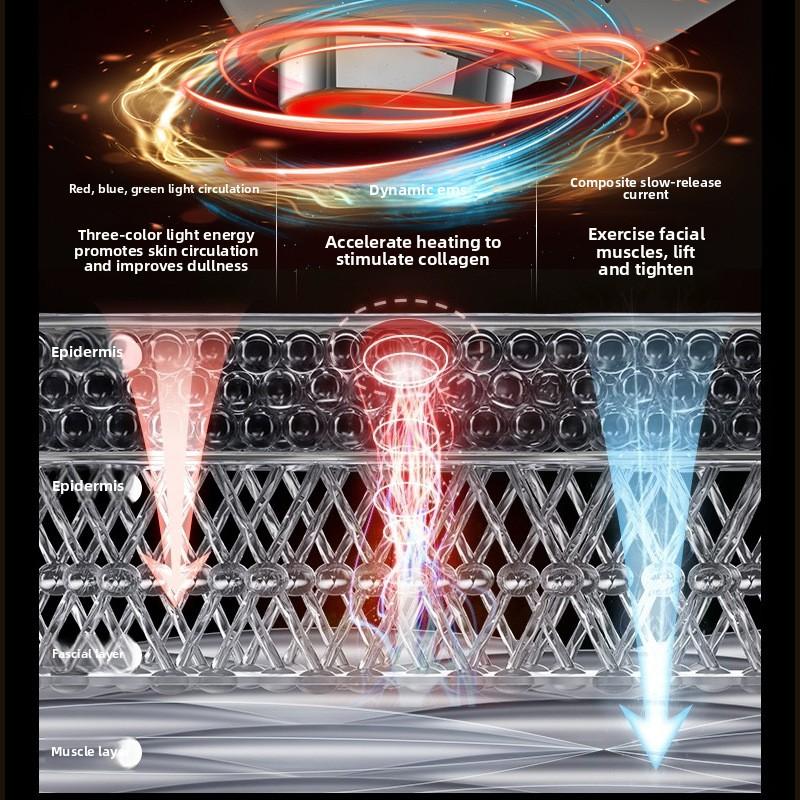 Household Facial Massager Micro-current Introducer Facial Instrument Skin Rejuvenation Massager