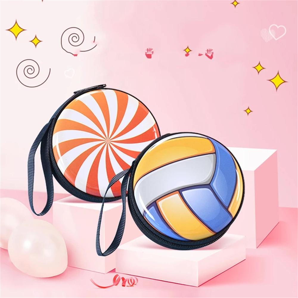 Children's Gift Outdoor Volleyball Football Wallet Running Bag Coin Purse Headset Bag Small Purse