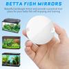 Fish Tank Betta Mirror Acrylic Single Side Suction Cup Decorative Training Tool Clear Aquarium Accessory for Self Enjoyment