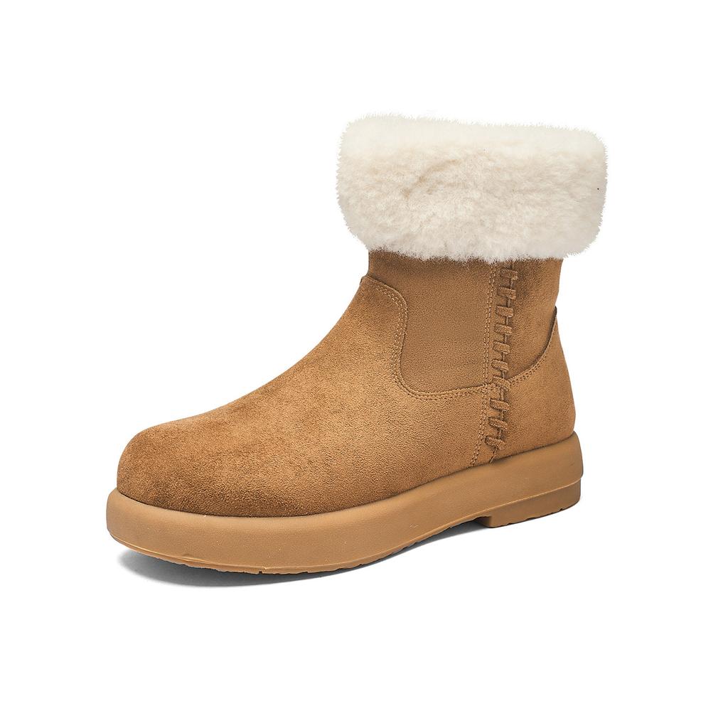 Augustine Platform Snow Boots New Winter Plush Thickened Fluffy Shoes Medium Tube Cotton Shoes