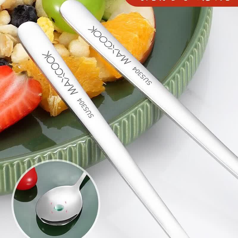MAXCOOK 304 Stainless Steel 2-Piece Spoon Set
