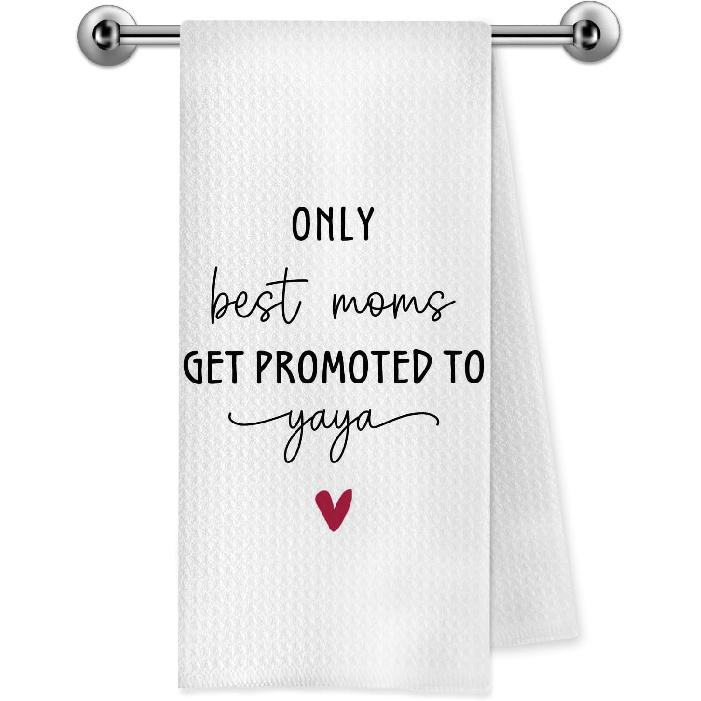 Bisnonna Great Grandma Gifts Kitchen Towels, Pregnancy Baby Announcement for Nonna Grandma, Gifts for Great Grandmother Decorative Dish Tea Hand