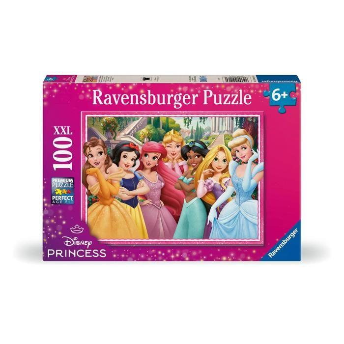 Puzzle enfant - Disney - Princesses - 100 pièces XXL - Rose - 6 ans et plus