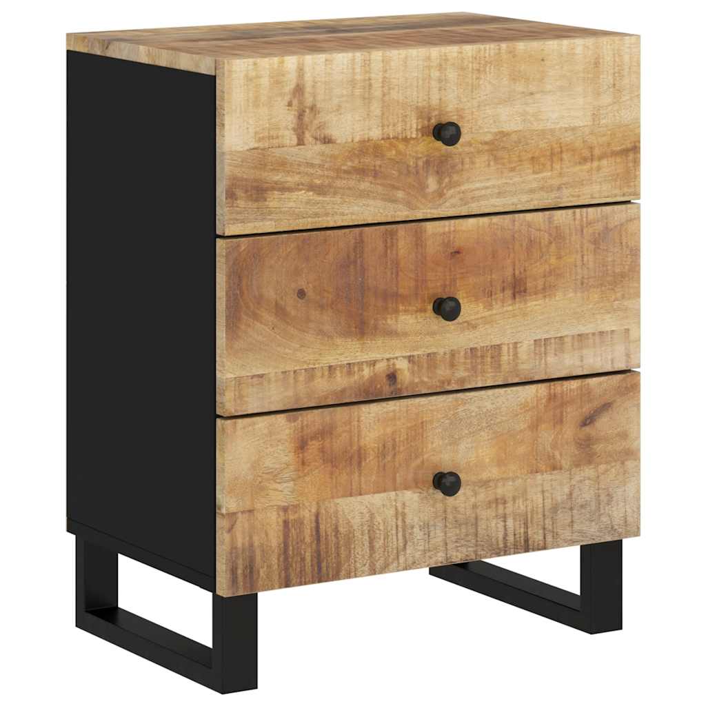 Nightstand 50 x 33 x 62 cm Solid Mango Wood & Engineered Wood