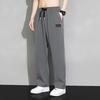 Herren Sommer Eis Seide Locker Gerade Hosen, Koreanischer Stil, Trendy und Vielseitig.