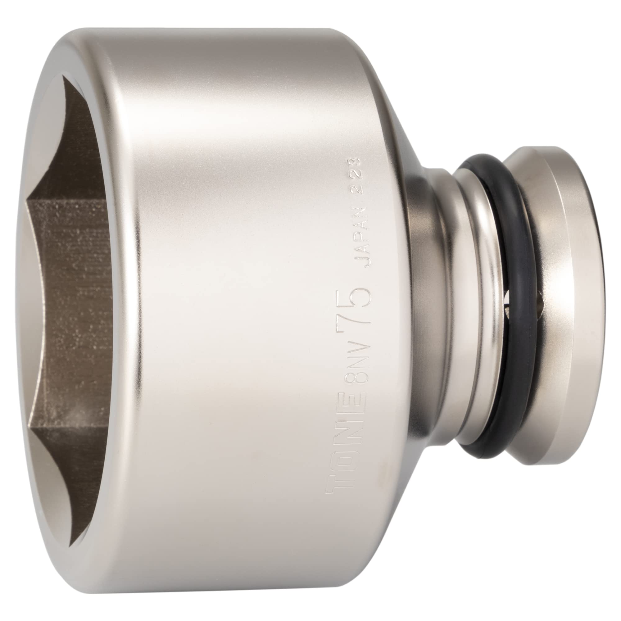 TONE Impact Socket 75mm Width 8NV-75, 25.4mm (1 ) Drive,