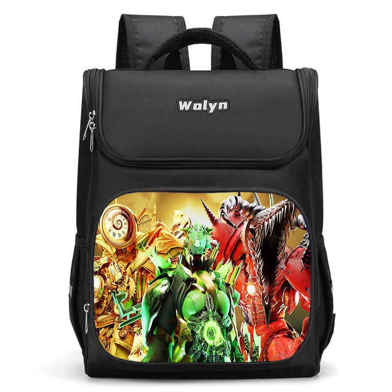 Trendy Oxford Cloth Backpack For Elementary School Students Large Capacity Design